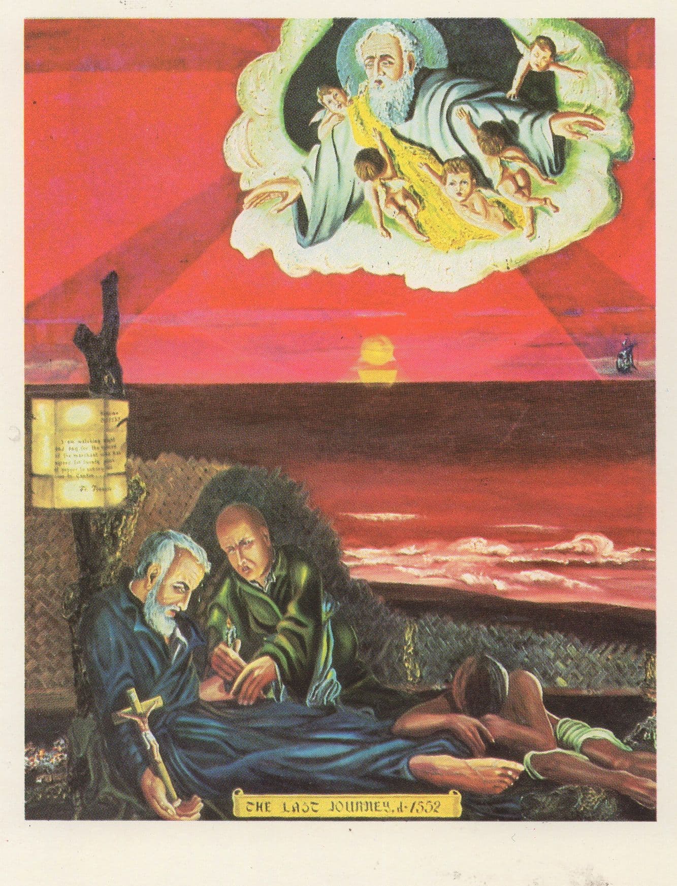 Dom Martin The Last Journey Painting Postcard