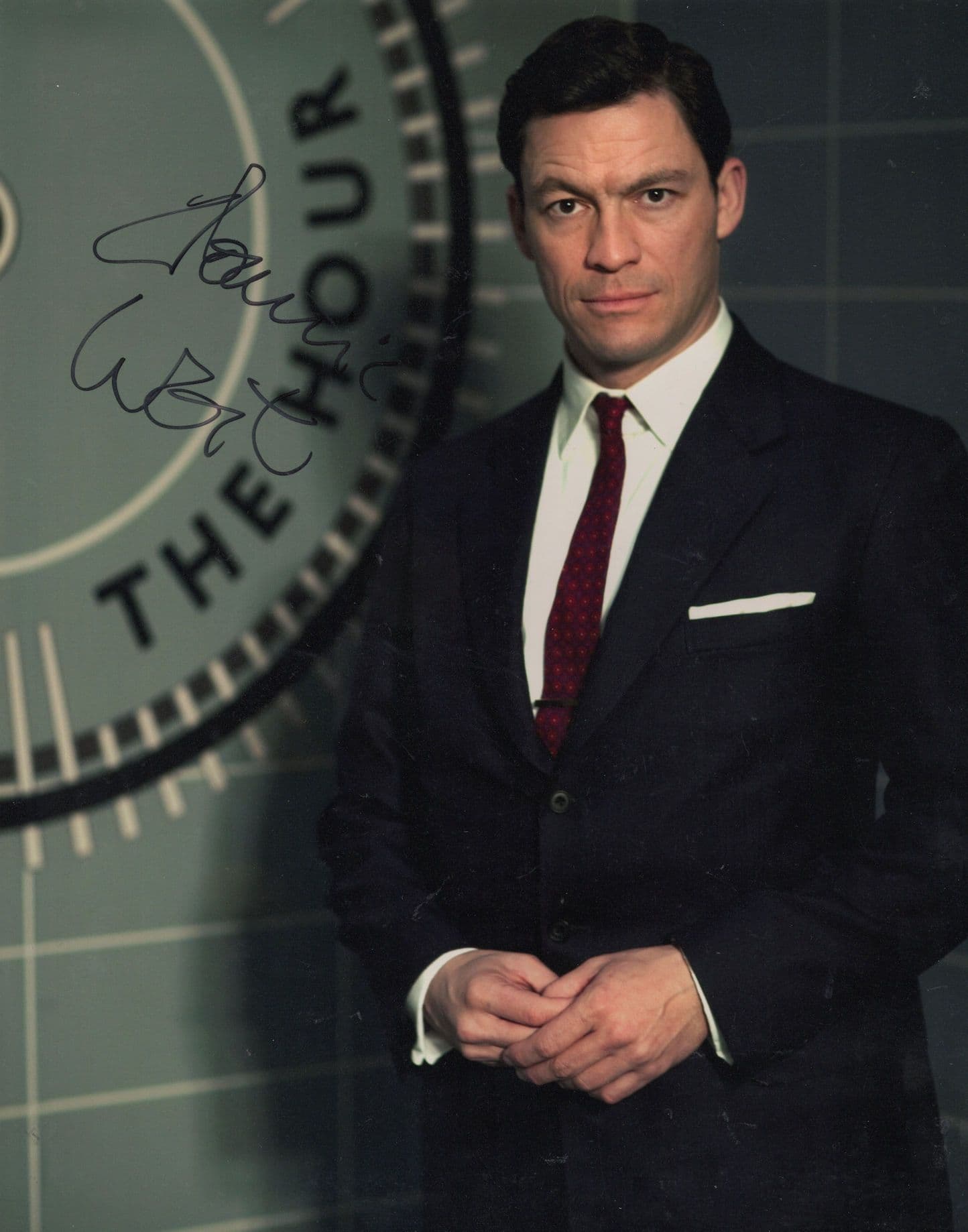 Dominic West of Crown Wire & Affair in The Hour 10x8 Hand Signed Photo