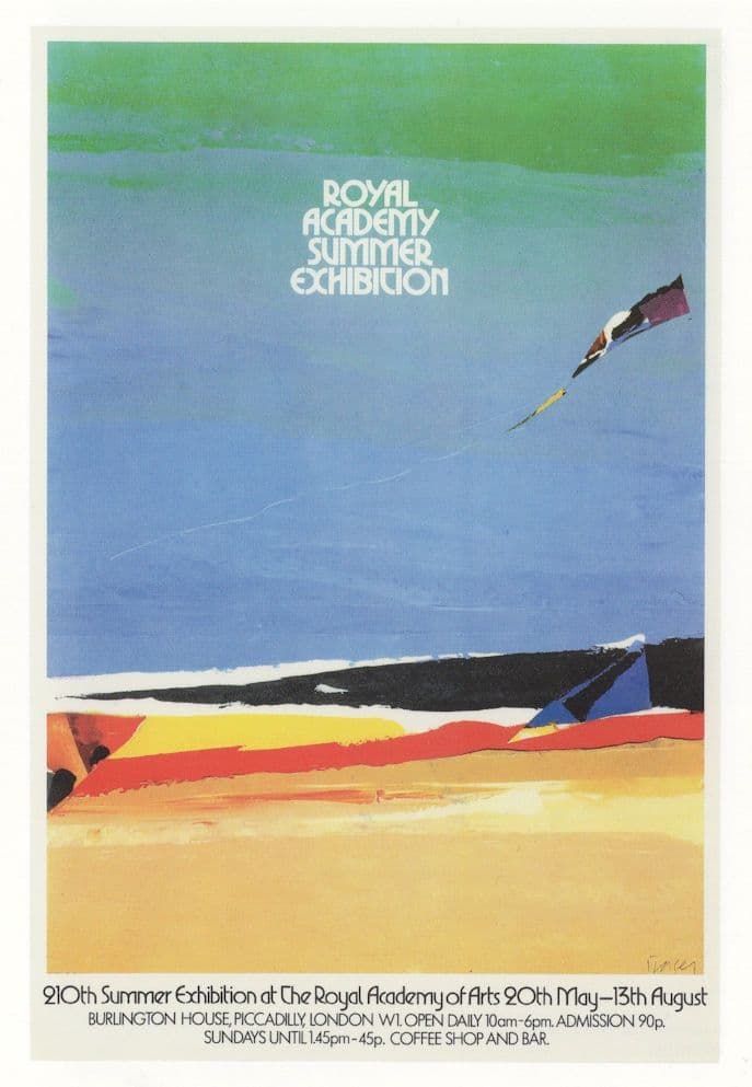 Donald Hamilton Fraser 1978 Painting London Art Exhibition POstcard