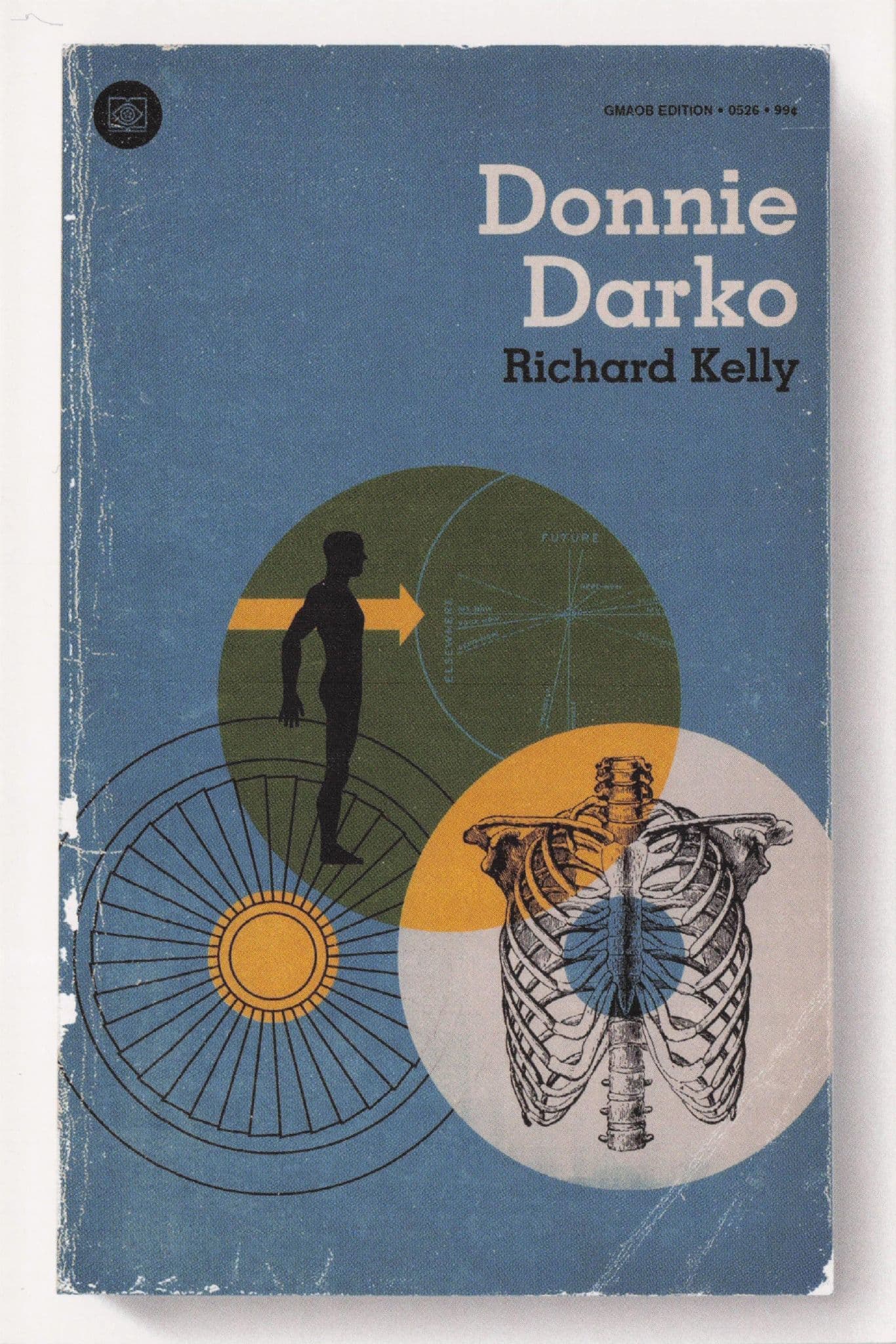 Donnie Darko Richard Kelly Film Movie As Rare Old Book Cover Postcard