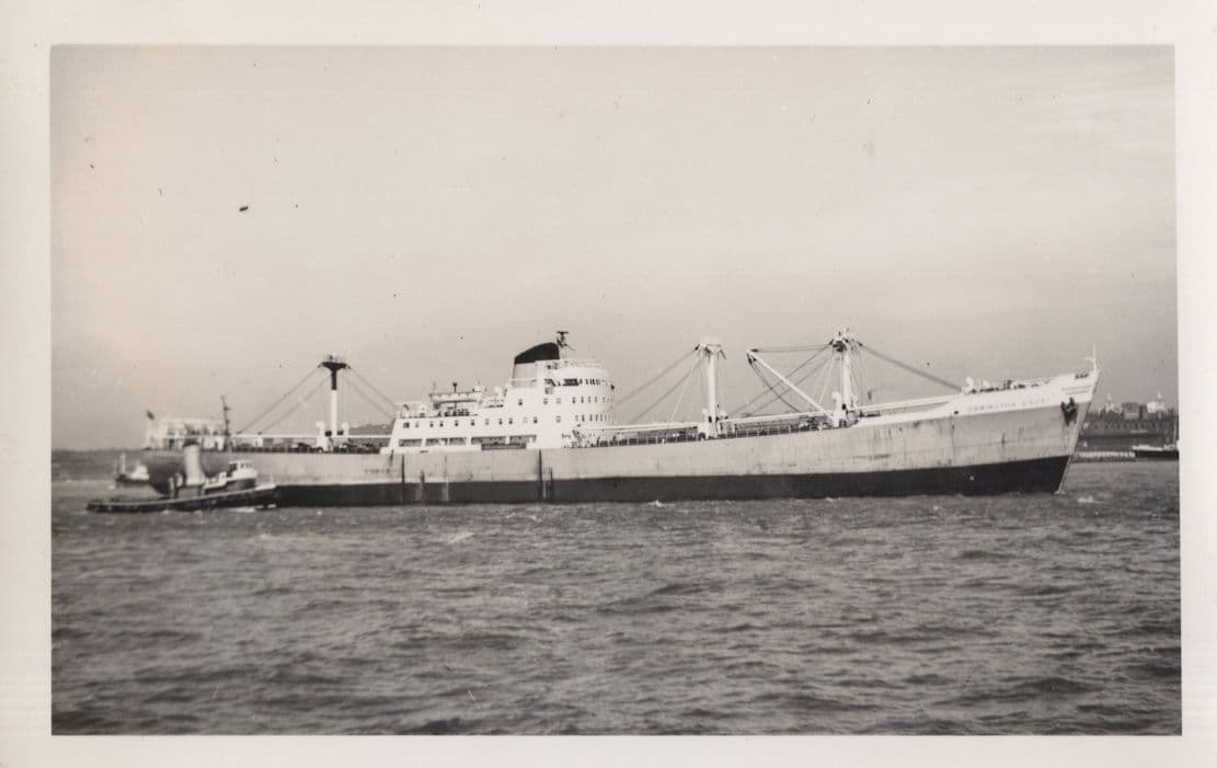 Dorington Court Steam Ship Vintage Rare Photo