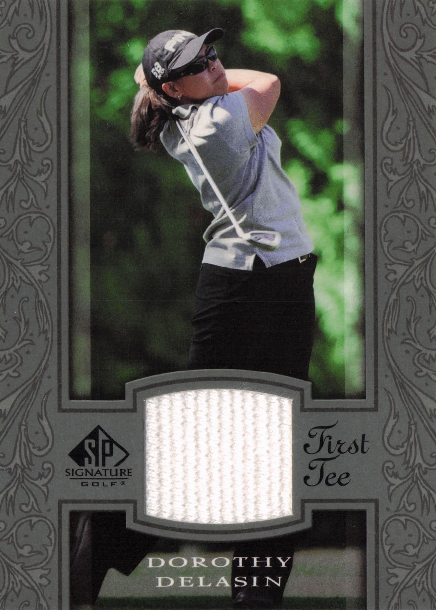Dorothy Delasin First Tee SP 2005 Golf Upper Deck Relic Shirt Card