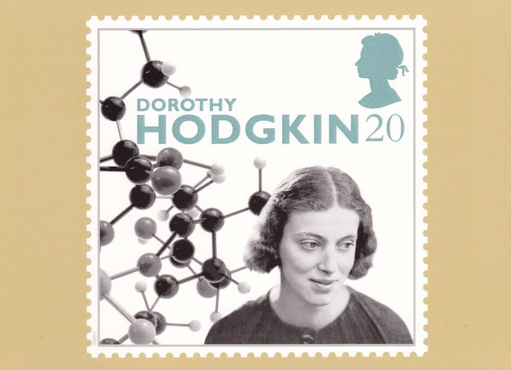 Dorothy Hodgkin British Nobel Prize Chemist Limited Edition Postcard