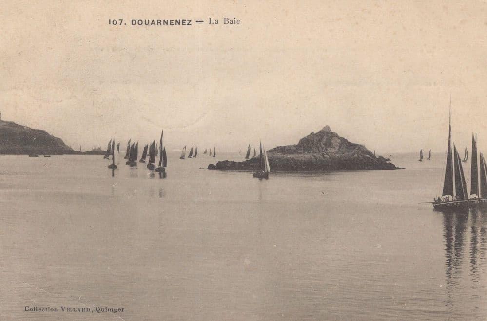 Douarnerez Boats Antique French Postcard