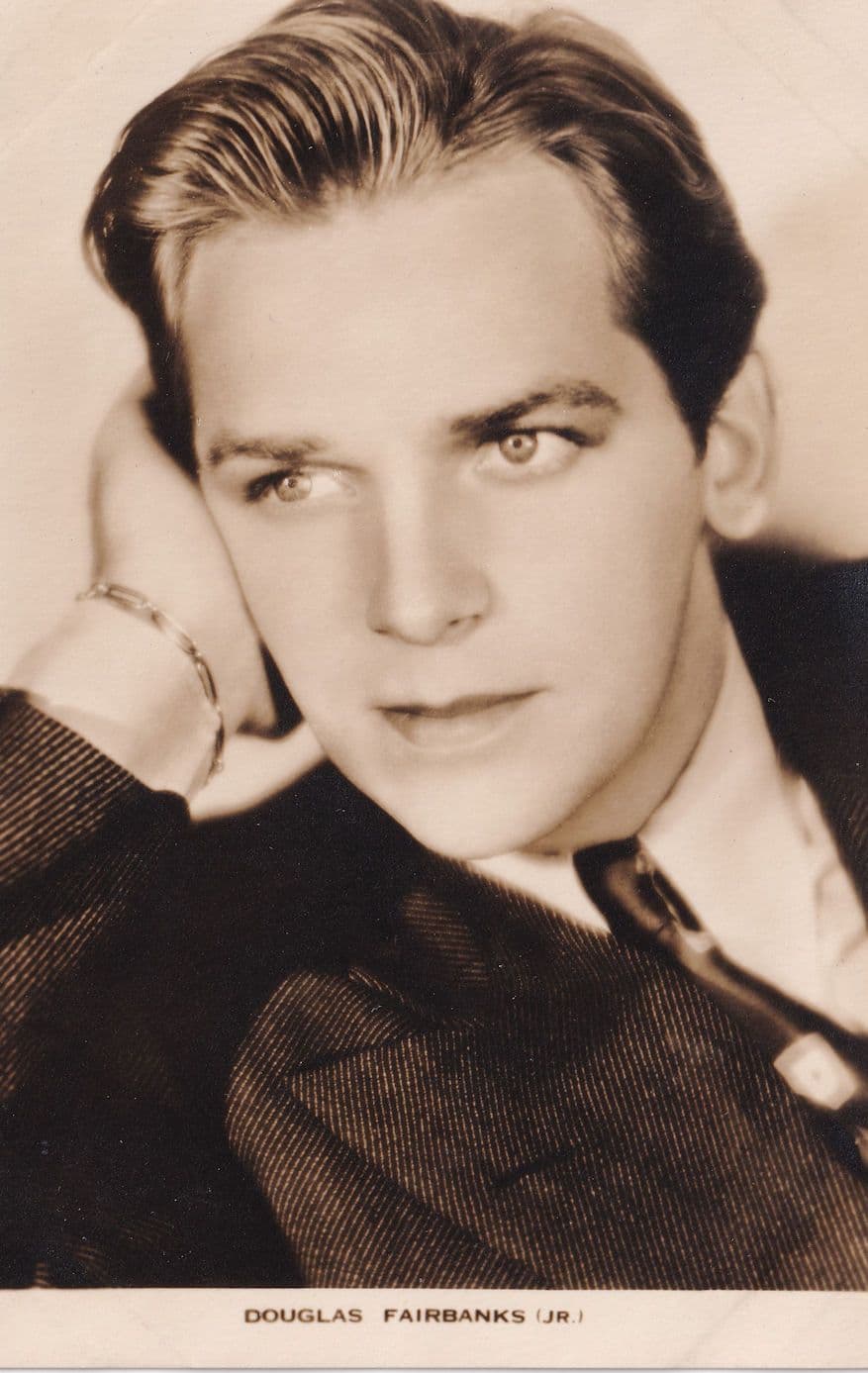 Douglas Fairbanks Hollywood Actor Film Weekly Old Postcard
