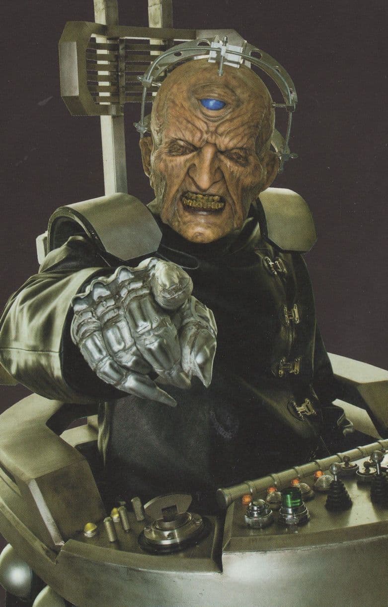 Dr Who Davros Genesis & Creator Of The Daleks TV Show Postcard