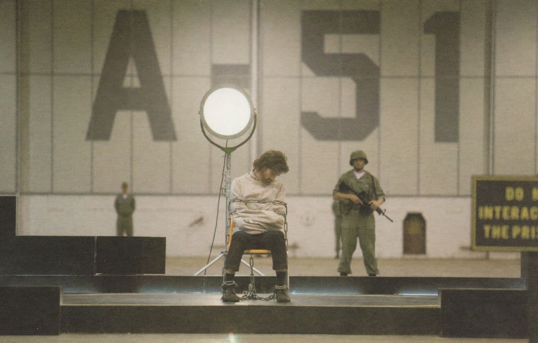 Dr Who Day Of The Moon Area 51 Perfect Prison TV Show Postcard