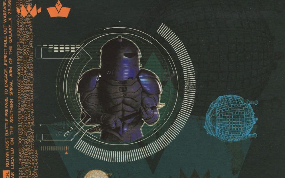 Dr Who Sontaran PC Monitor Technical View TV Show Postcard