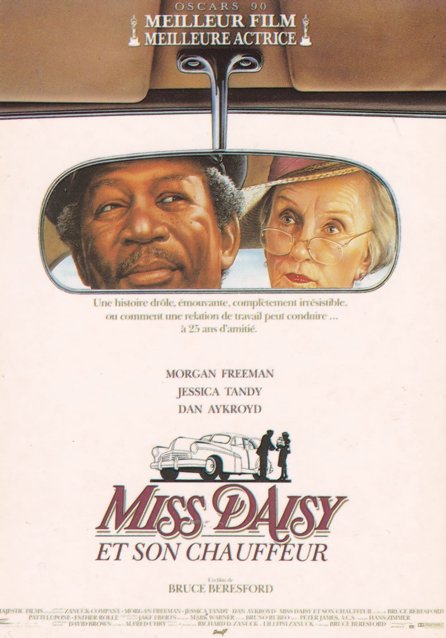Driving Miss Daisy French Cinema Poster Rare Postcard