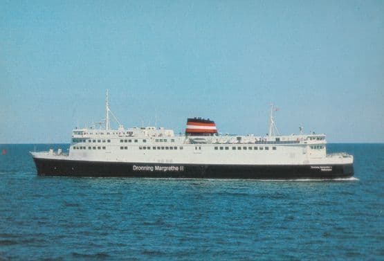 Dronning Margrethe DSB Lines Ferry Postcard