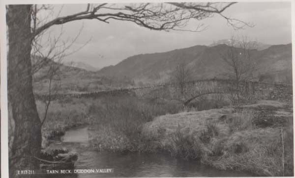 Duddon Valley Tarn Beck Broughton In Furness The Lake District Vintage Postcard