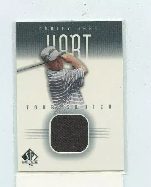 Dudley Hart 2001 Tour Swatch Worn Shirt Golf Rare Limited Edition Card