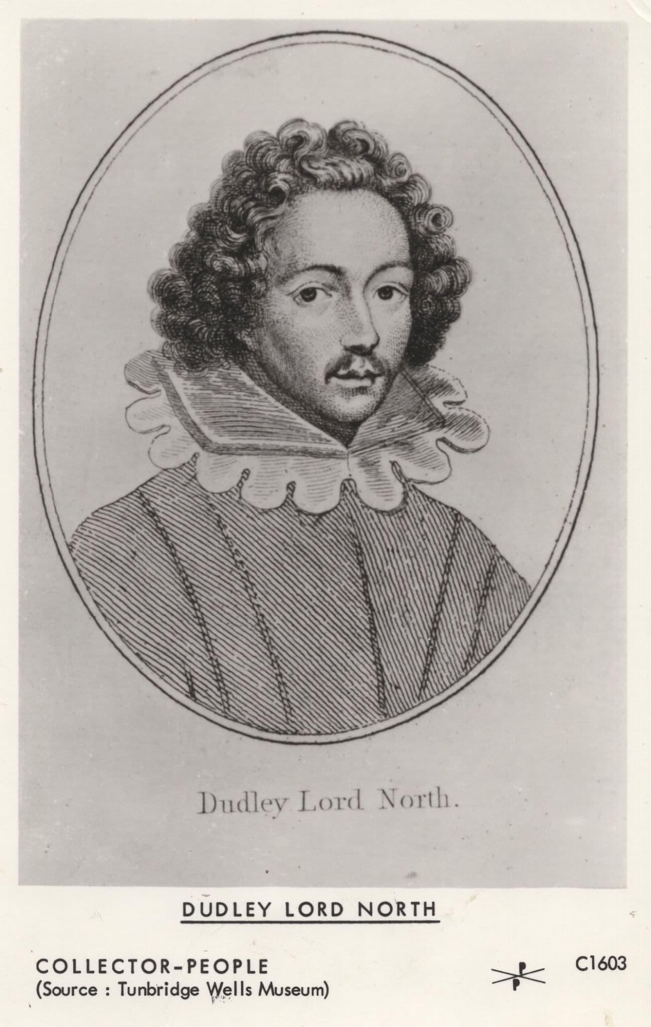Dudley Lord North Politician Portrait Painting Postcard