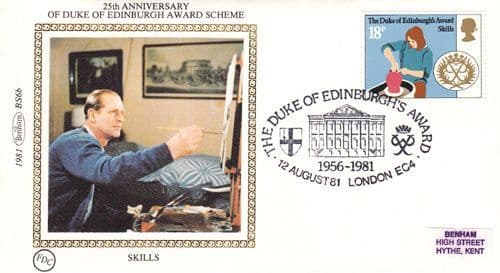 Duke Of Edinburgh Award Scheme Skills Benham Silk FDC