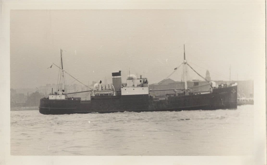 Dundalk Cargo WW2 Ship Vintage Rare Photo