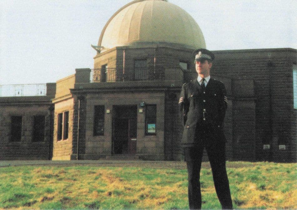 Dundee Mills Observatory Telescope Scottish Police Trade Photo Card