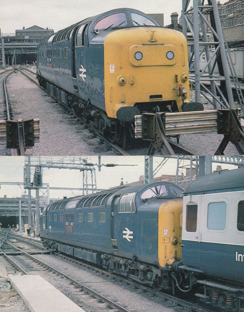 Durham Light Infantry Train Gordon Highlander Kings Cross 2x Postcard