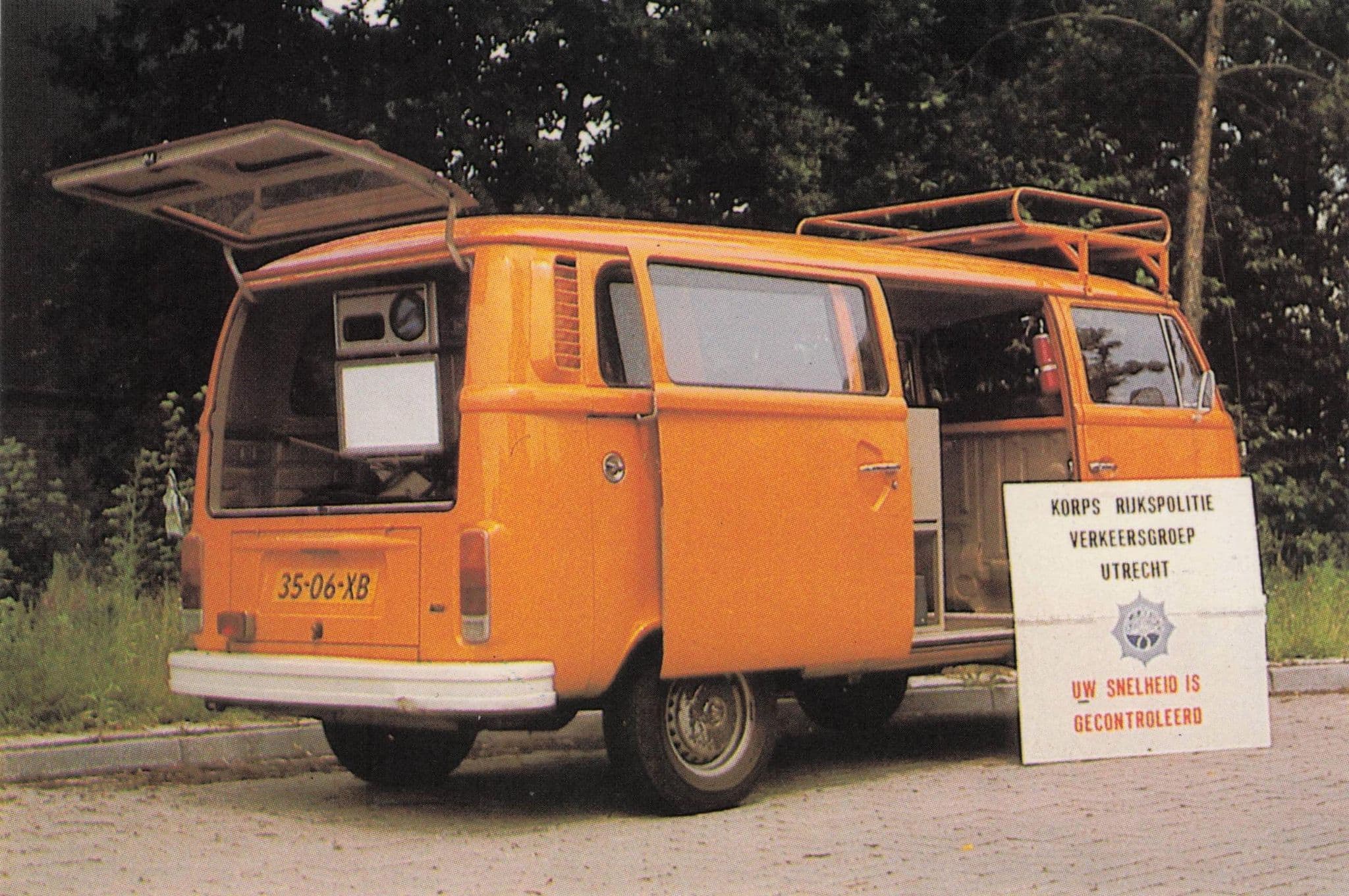 Dutch Holland Police Politie Volkswagen Korps Bus Trade Photo Card
