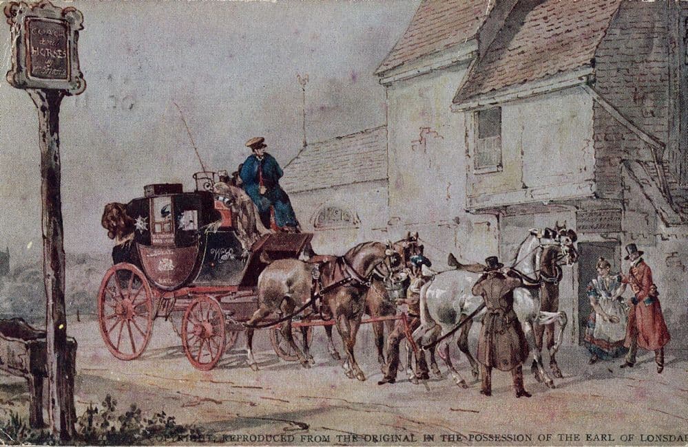 Earl Of Lonsdale International Horse Show 1912 Advertising Postcard