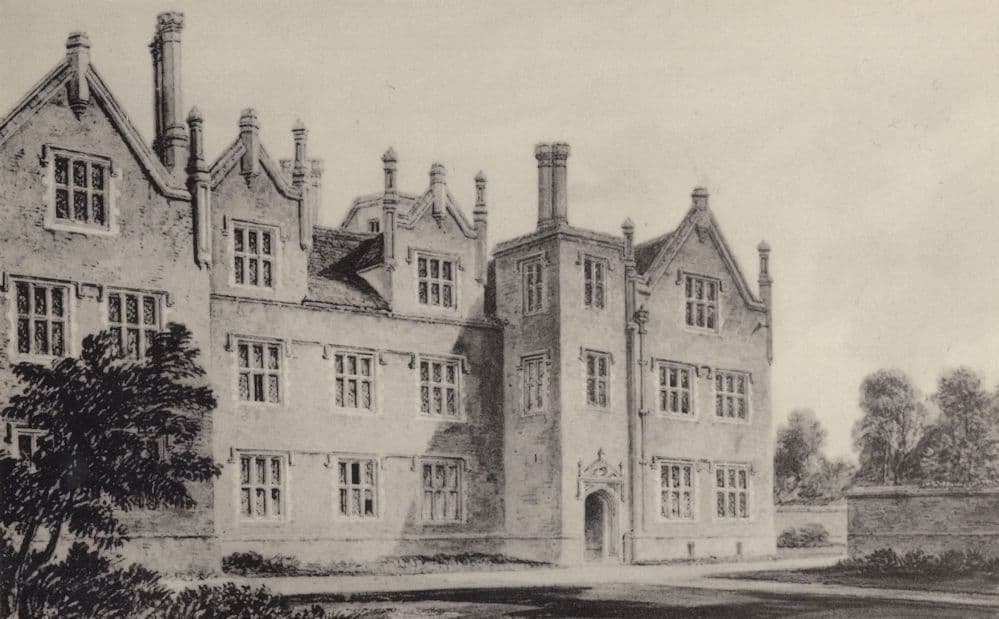 Eastbury House Barking in 1823 Victorian Real Photo Essex Postcard