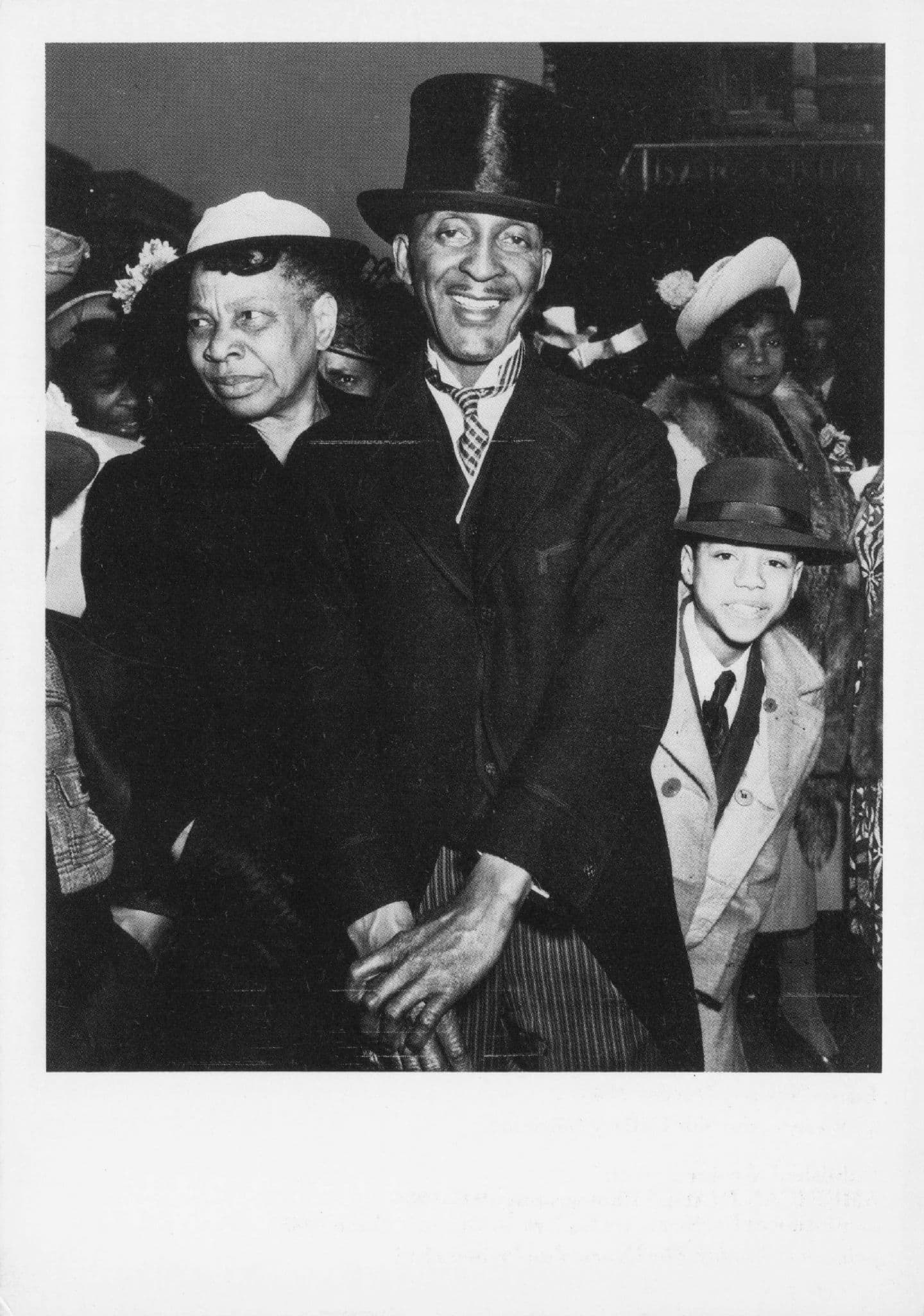 Easter Sunday in WW2 Harlem America Photo Postcard