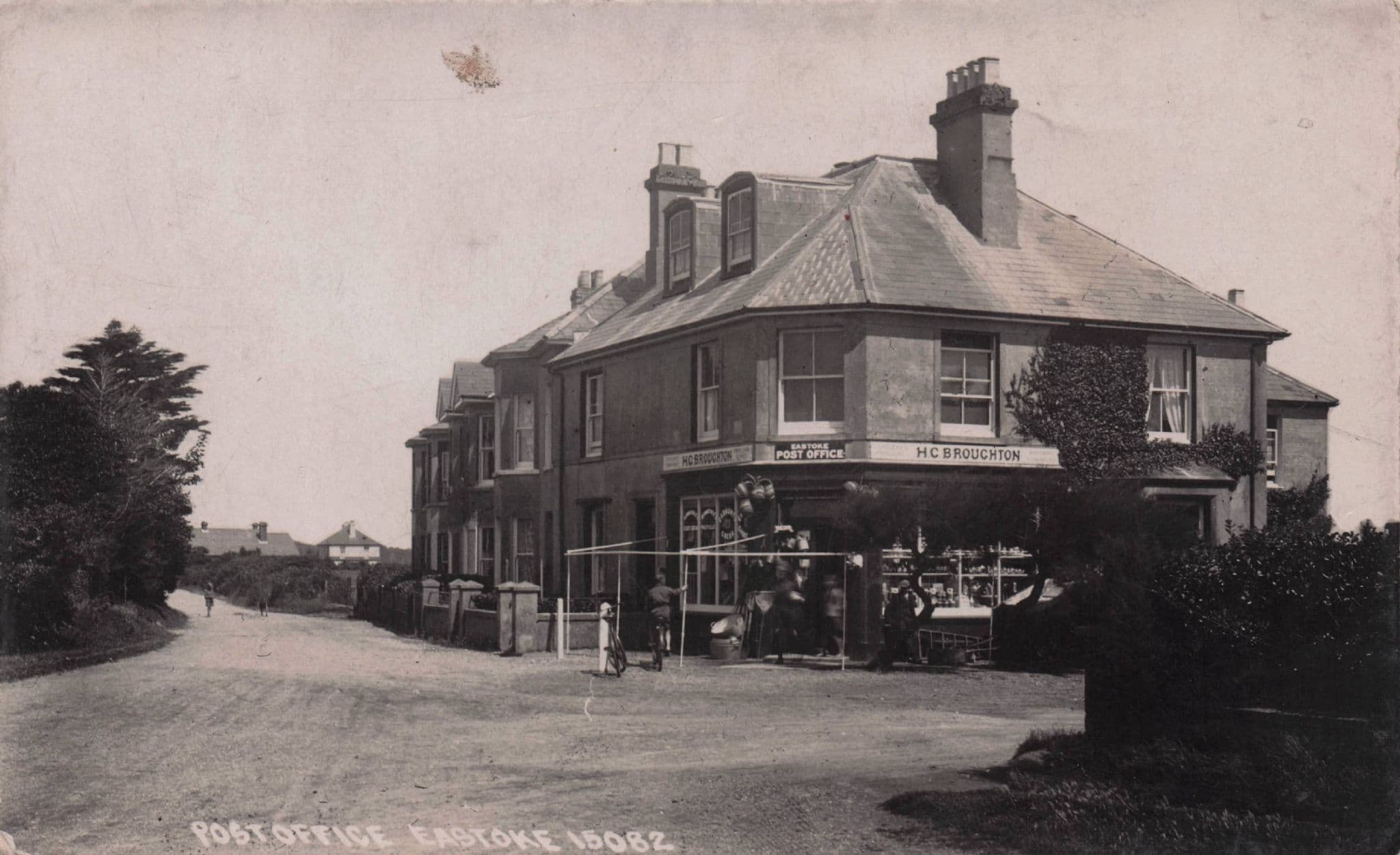 Eastoke Old Post Office Hayling Island Hampshire Real Photo Rare Postcard