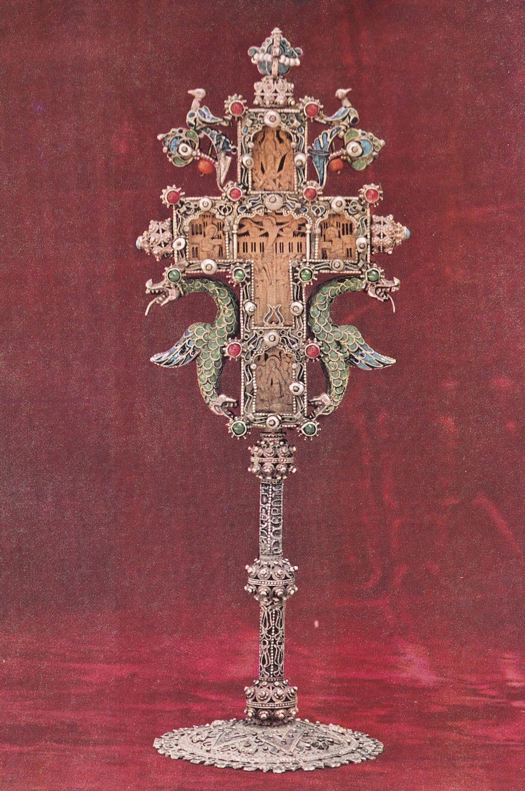 Ecclesiastical Cross 17th Century Greek Museum Old Postcard