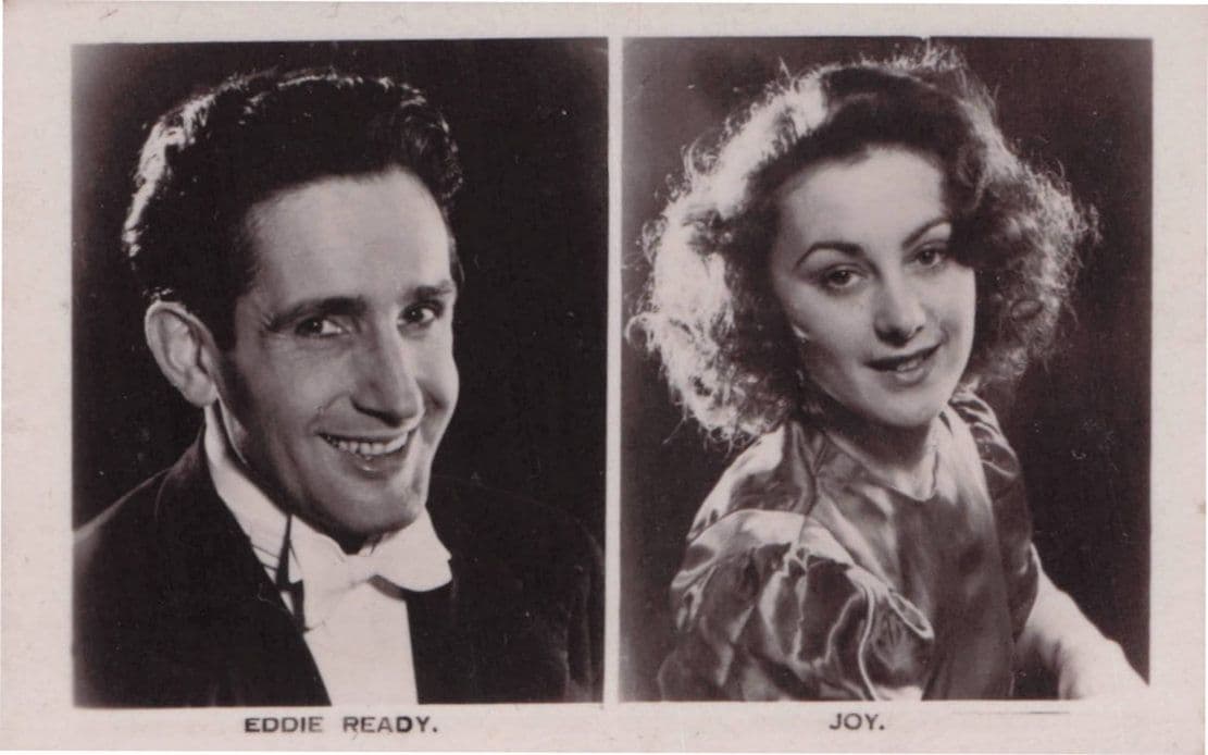 Eddy Eddie Ready & Joy Musical Theatre Duo Halifax Hand Signed Photo
