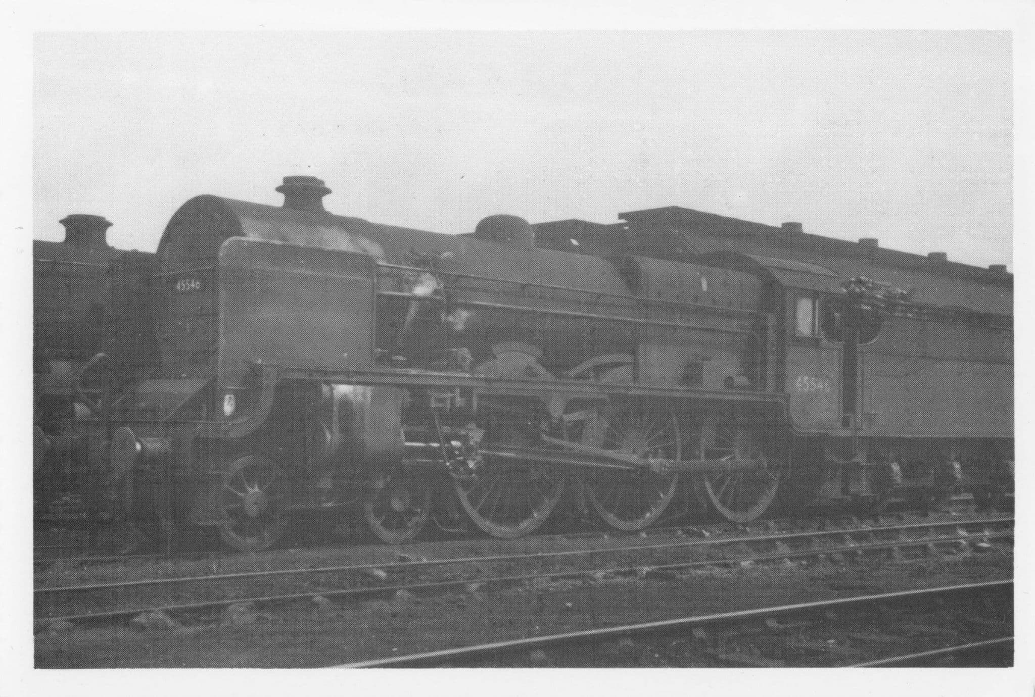 Edge Hill Liverpool Patriot 45546 Train in 1961 Railway RPC Postcard