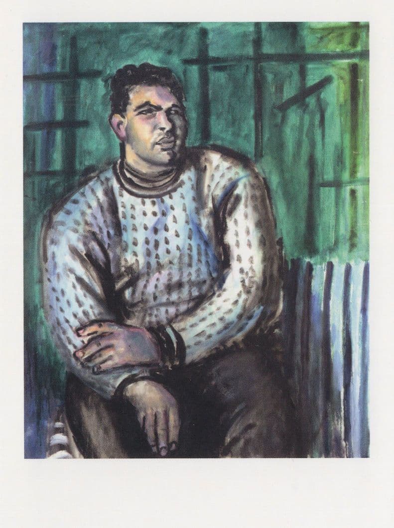 Eduardo Luigi Paolozzi Pop Art Painter Sculptor Painting Postcard