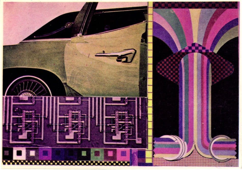 Eduardo Paolozzi Totems & Taboos Of 9 To 5 Day Painting Postcard