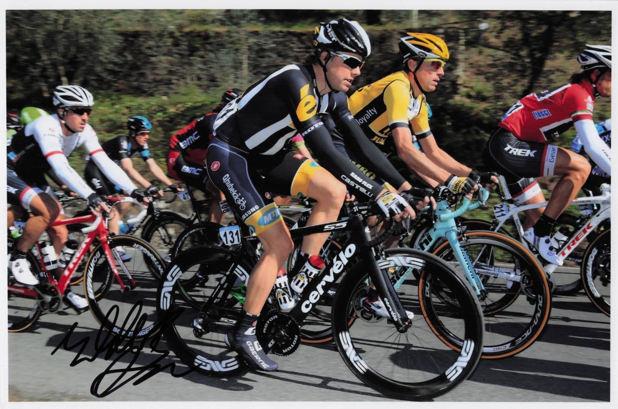 Edvald Hagen Norway Cyclist Race Cycling 12x8 Hand Signed Photo