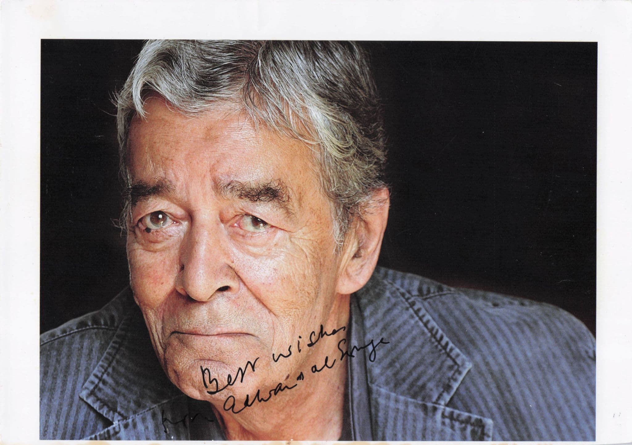 Edward De Souza Dr Who James Bond Large Hand Signed Photo Please Read