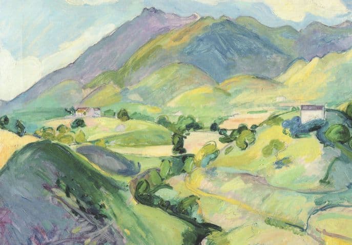 Edward Wolfe Marbella London Royal Academy Of Arts Painting Postcard