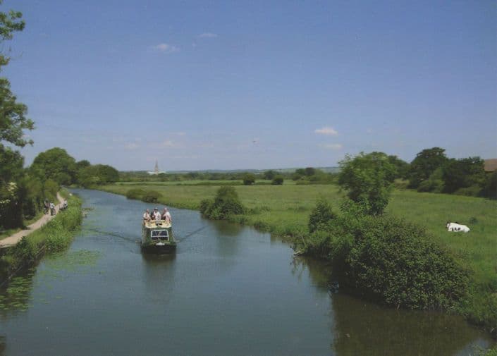 Egromont Approaching Hunston Chichester Ship Canal Postcard
