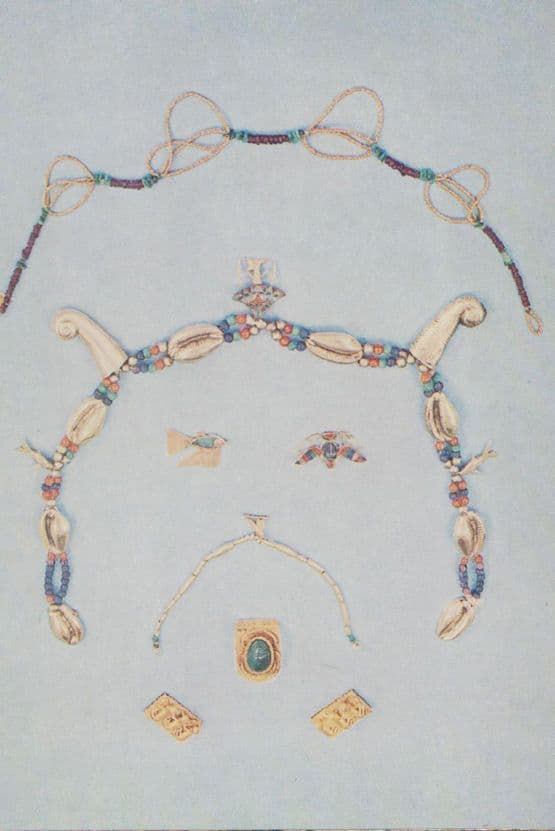 Egyptian Jewellery Nubkheperre Inyotef Dynasty XVII Egypt Gold Museum Postcard