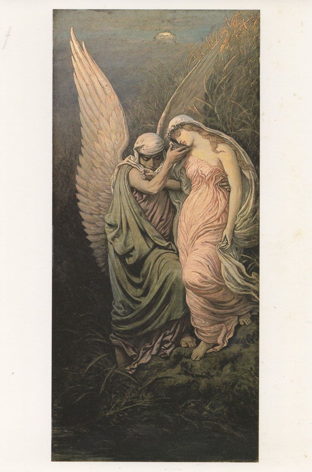 Elihu Vedder The Cup Of Death Tate Gallery Painting Postcard