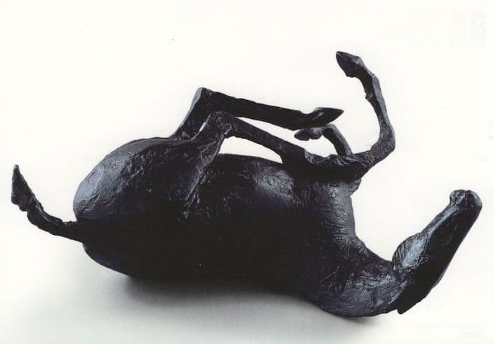 Elisabeth Frink Riding Horse 1976 Painting Art Gallery Postcard