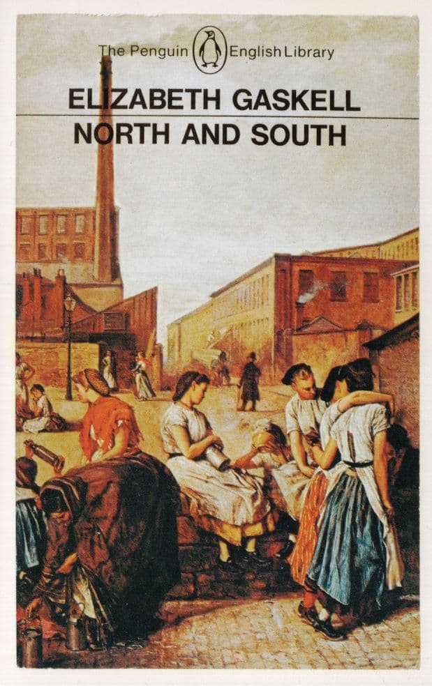 Elizabeth Gaskell North & South 1970 Book Postcard