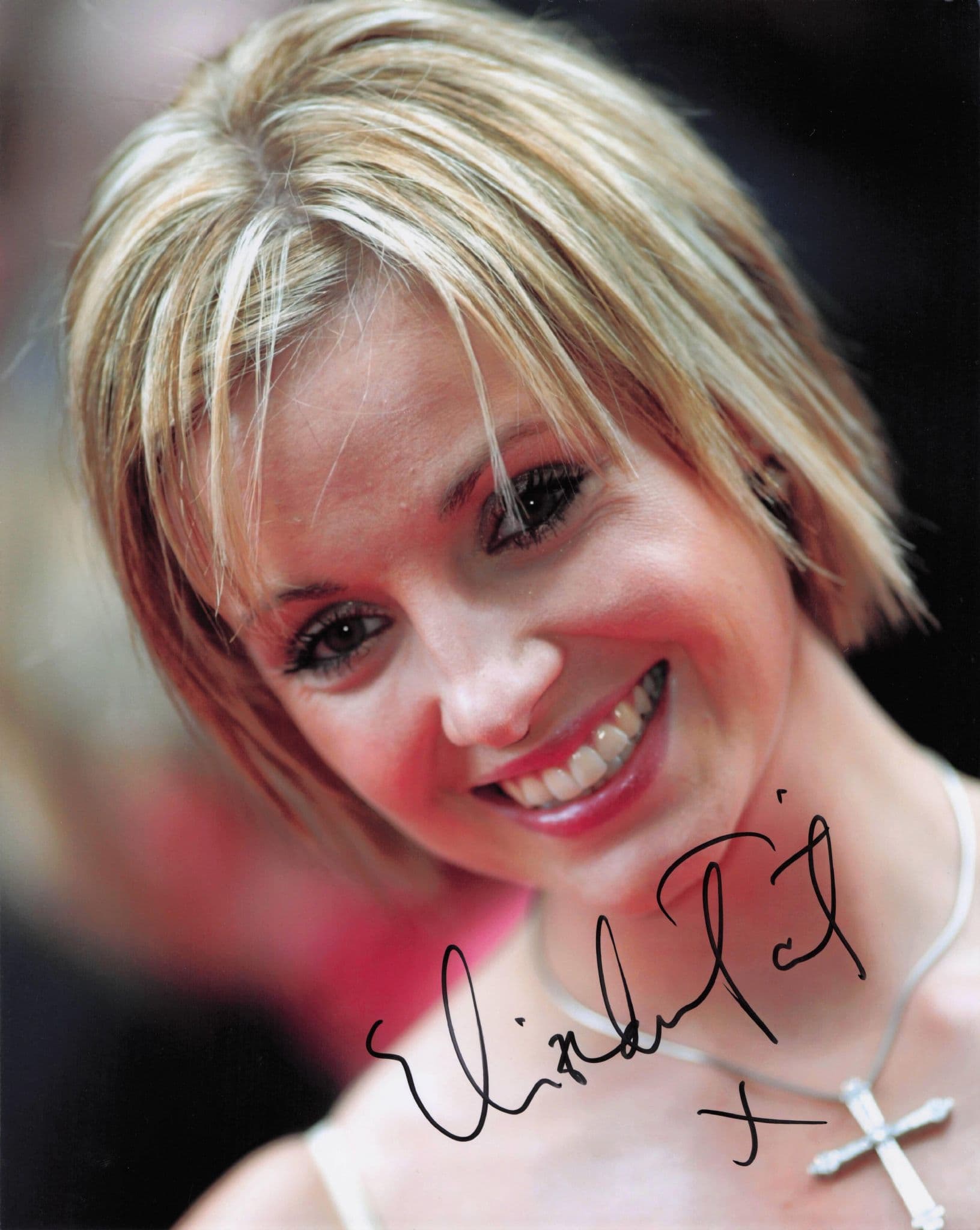 Elize Du Toit Izzy Davies in Hollyoaks Sexy 10x8 Hand Signed Photo