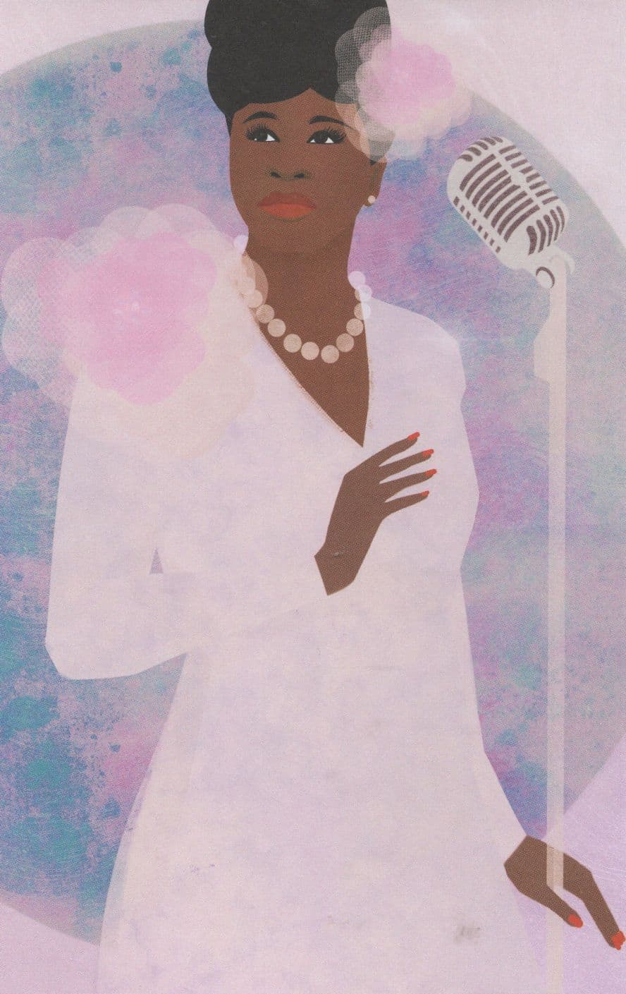 Ella Fitzgerald American Jazz Big Band Music Singer Quotation Postcard