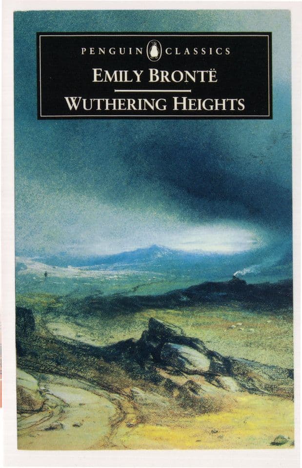 Emily Bronte Wuthering Heights 1995 Book Postcard