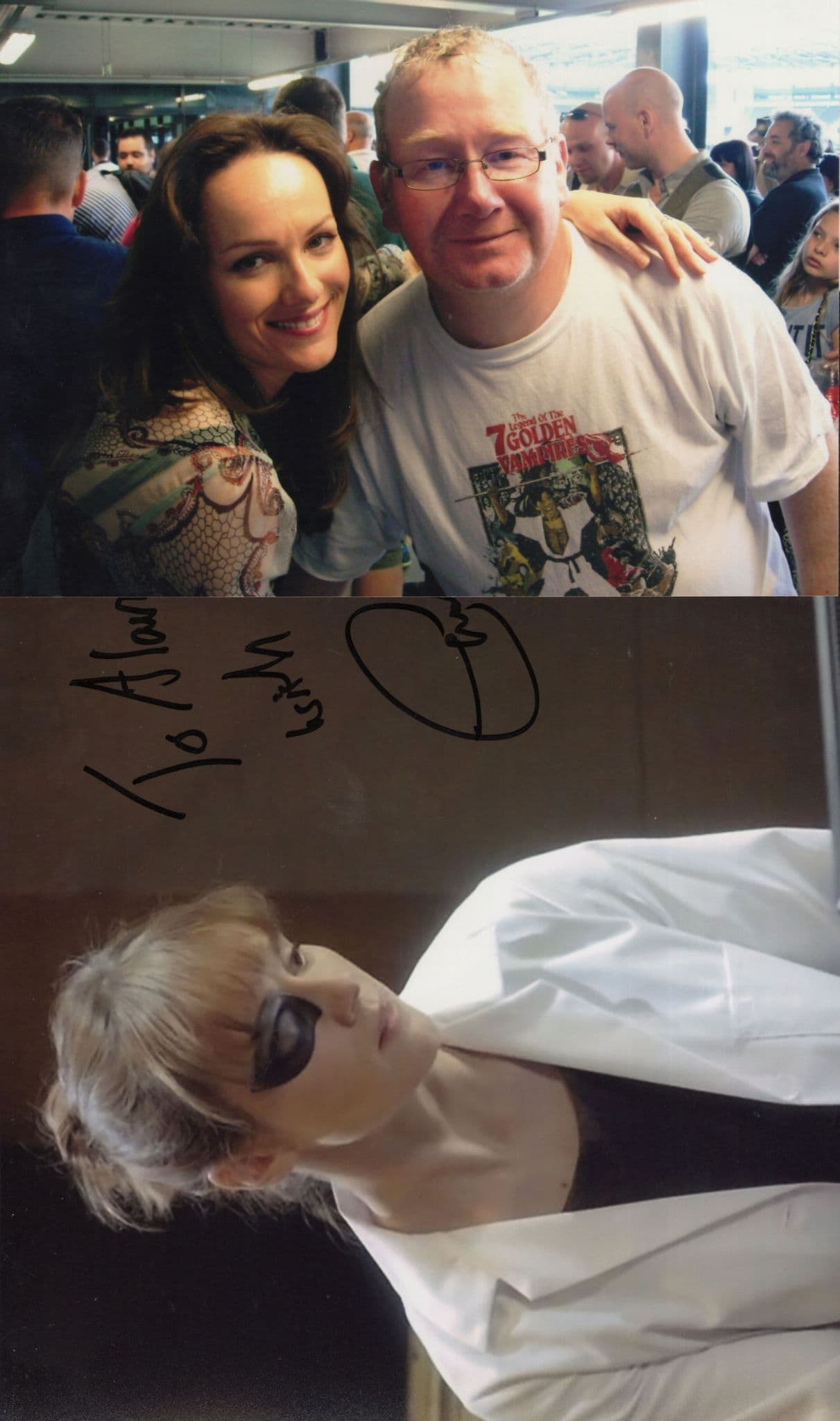 Emma Campbell Jones Dr Kent Who 10x8 Hand Signed & COA 2x Photo s