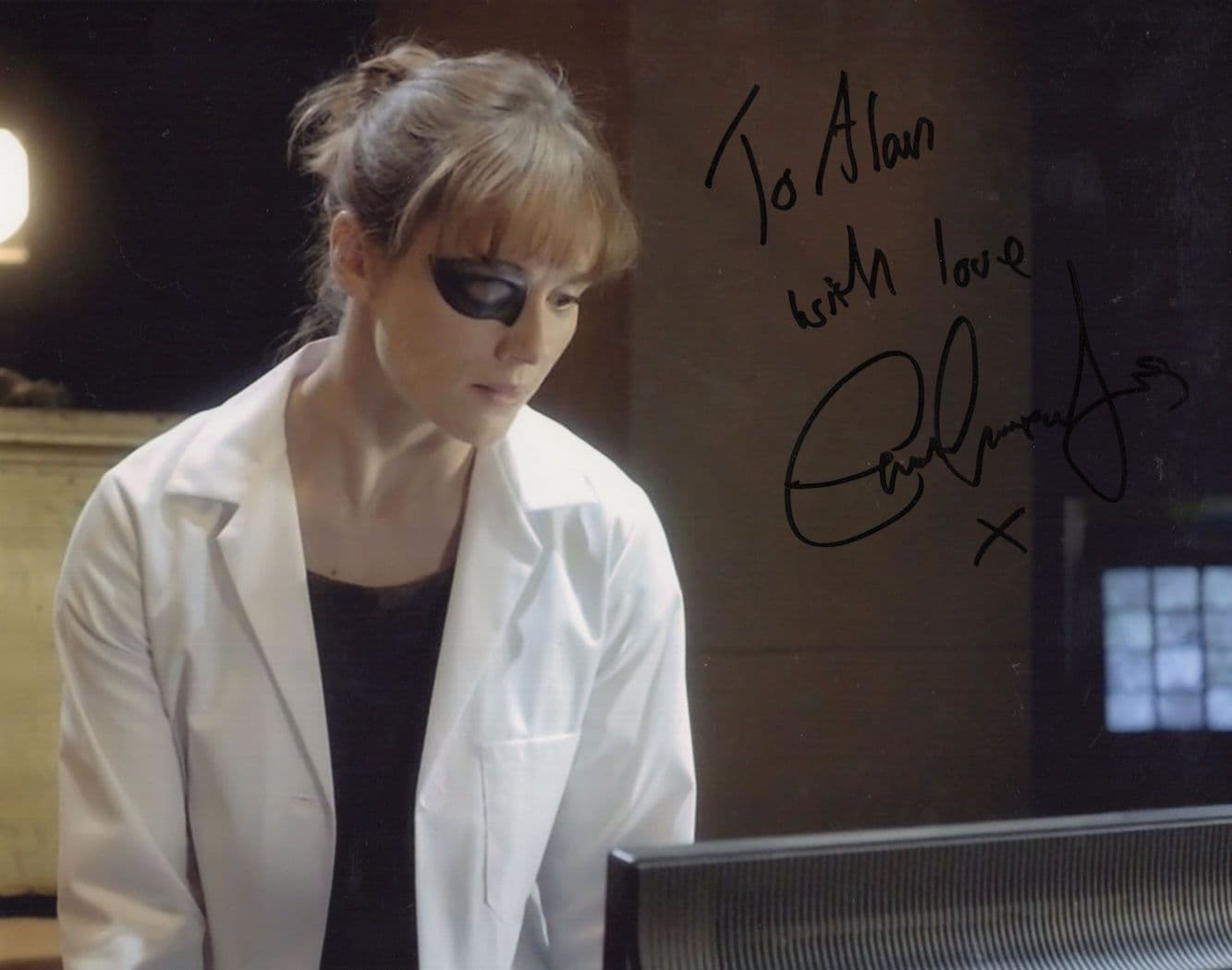Emma Campbell Jones Dr Kent Who 10x8 Hand Signed & COA 2x Photo s