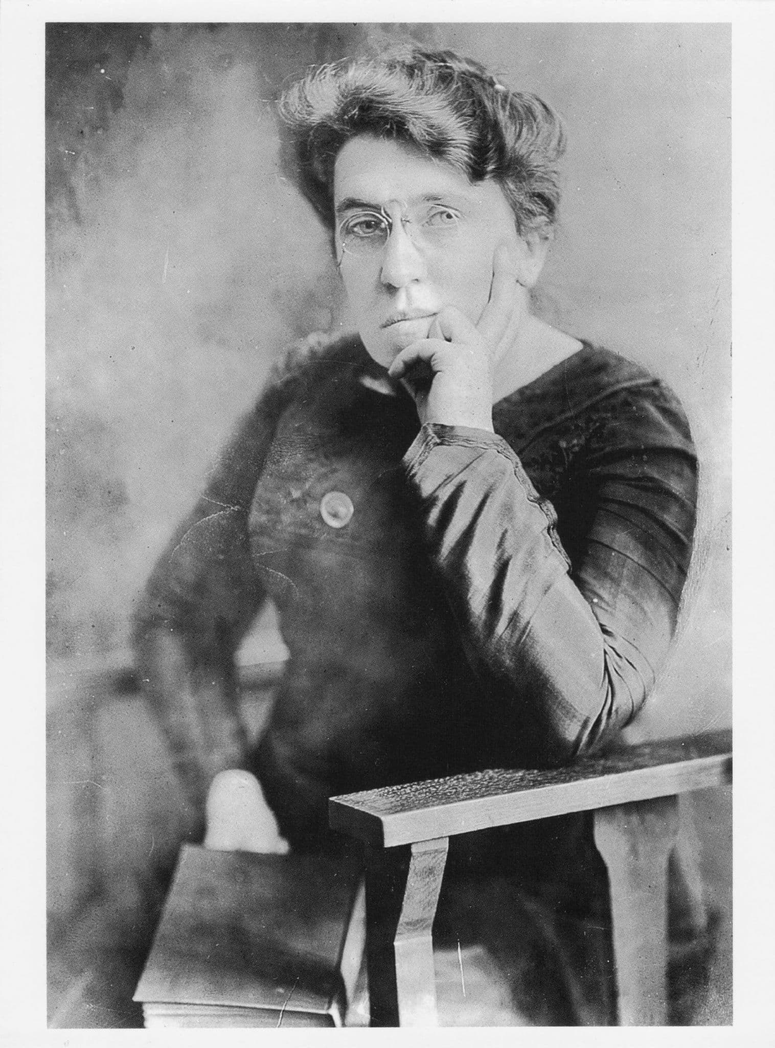 Emma Goldman Russian Politics Woman Activist Book Author Photo Postcard