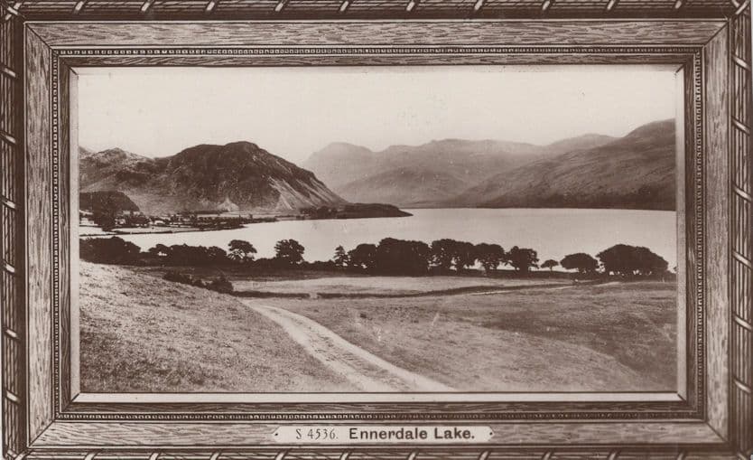 Emmerdale Lake Real Photo Old Cumbria Postcard