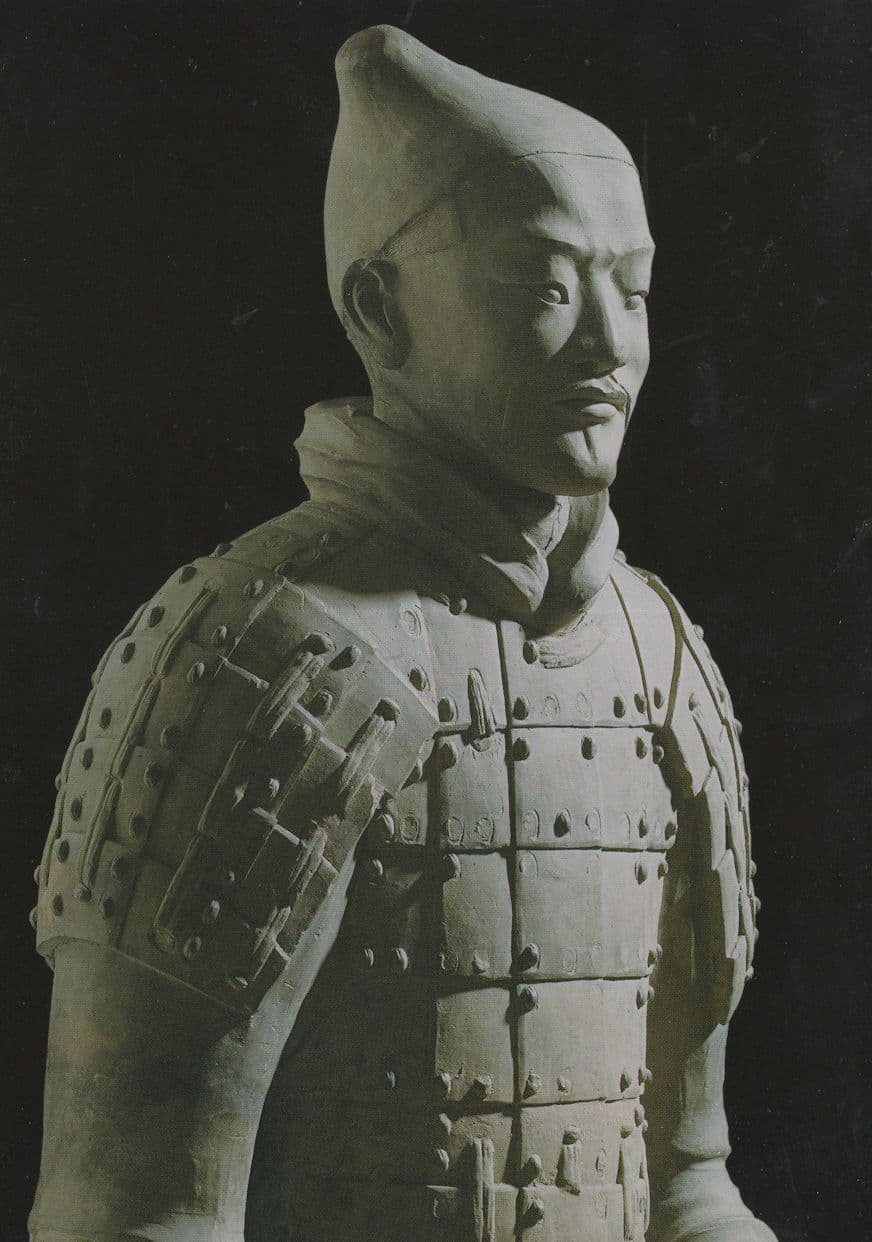 Emperor Qin Dynasty Military Terracotta Armoured Chinese Infantryman Postcard