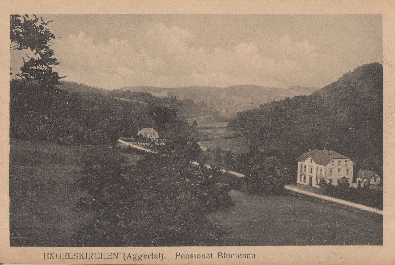 Engelskirchen Pensionat Blumenau Hotel German Old Postcard