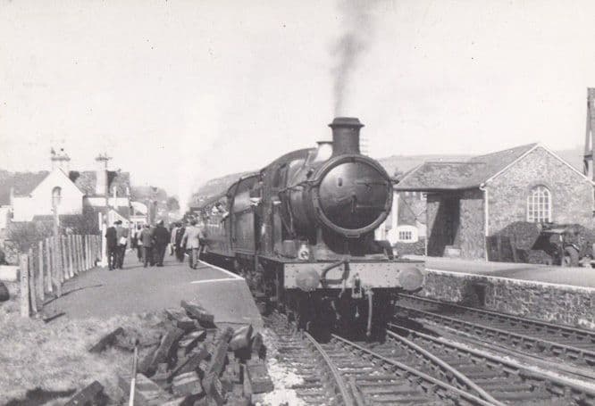 Engine 3205 Exmoor Ranger At Braunton To Ilfracombe 1965 Train Railway Postcard