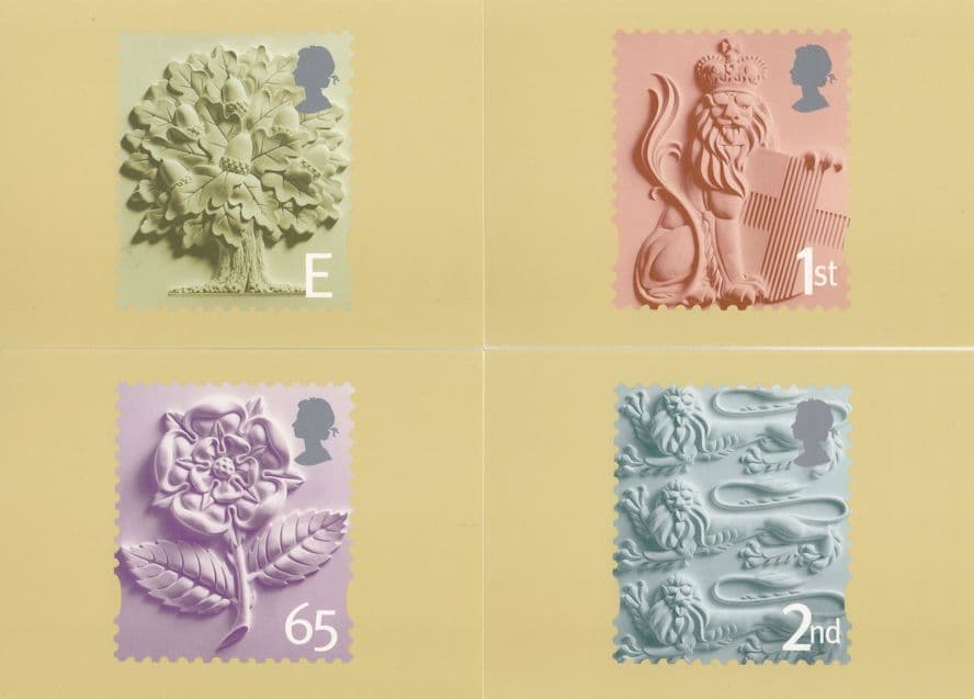 English Definitive PHQ 4x Royal Mail Set Of Mint Postcard s